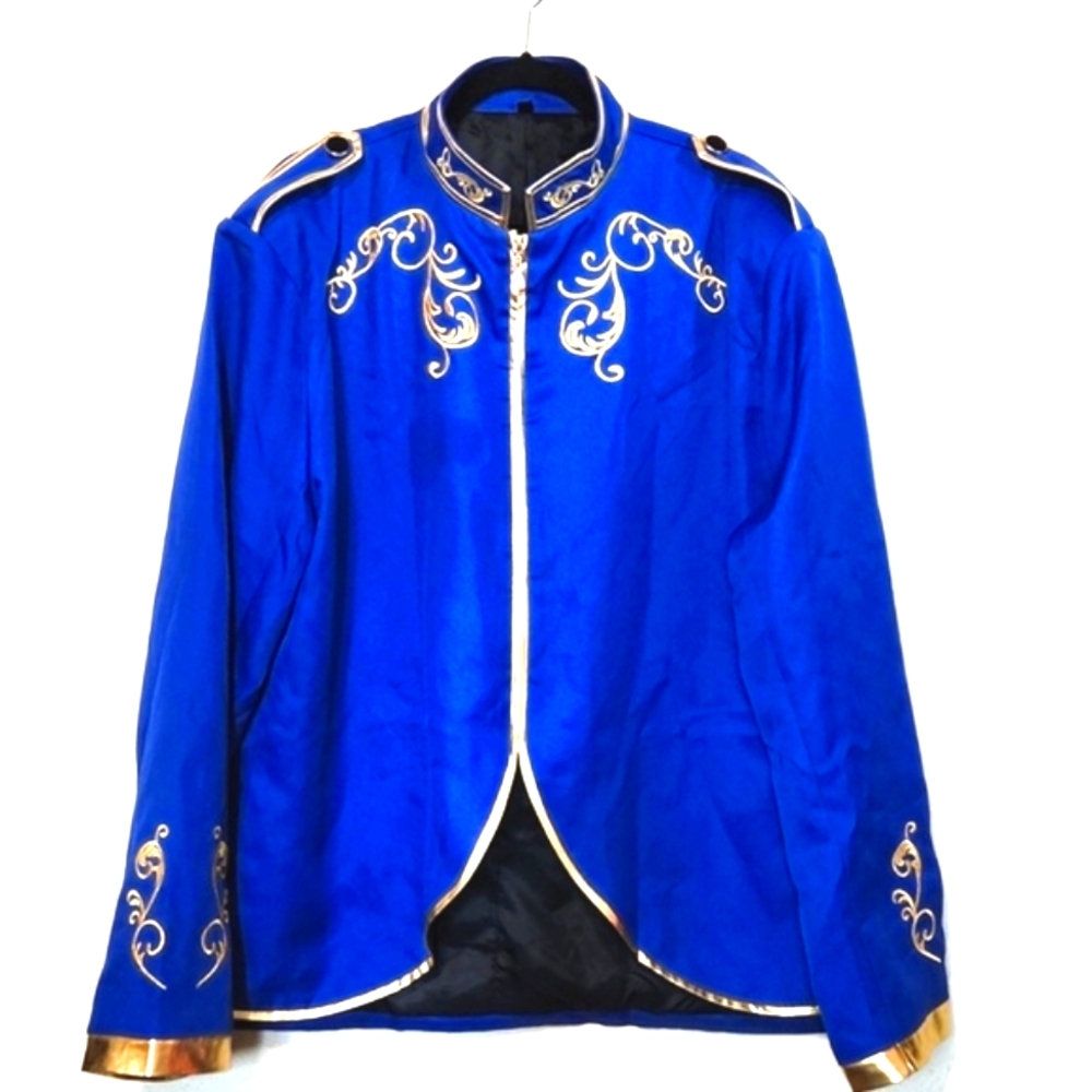 Medieval Prince Victorian Vampire Gentleman Cosplay Costume Jacket 2XL
